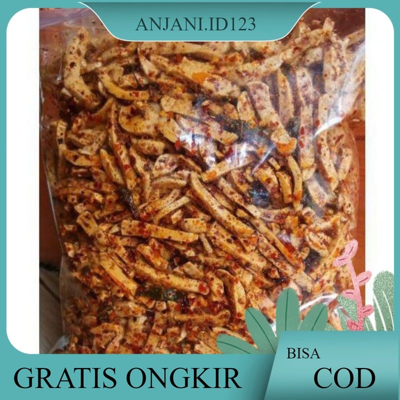 

Basreng Baso goreng pedas Super krispi Extra daun jeruk Netto 1000 gram / 1 kg Gratis ongkir