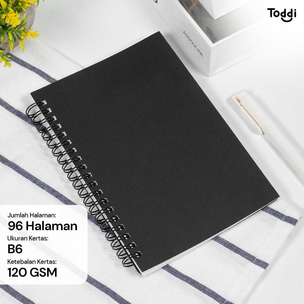

‼️COD‼️ RVOSTR Toddi Buku Jurnal Softcover Notebook Diary B6 120GSM 96 Halaman Blank - BQ-N14‼️COD‼️