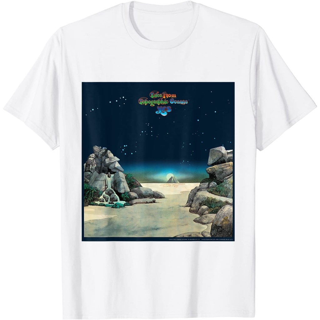 Baju Kaos Yes - Tales From Topographic Oceans T-Shirt - Baju Kaos Pria - Baju Kaos Wanita - Baju Kao