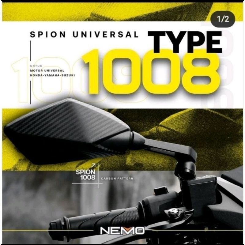 GT65R [ORI] HOT PROMO SPION DUCATI NEMO 1008 1007 Spion Original GMA NEMO Xmax NMAX NEW NMAX OLD NMA