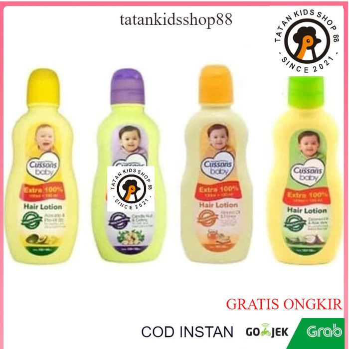 Cussons Baby Hair Lotion 35+15 ml 50 Plus 50ml Minyak Rambut Anak Bayi Kemiri Cusson Losion