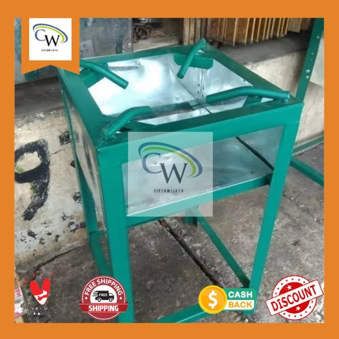 Rangka Kompor semawar/Rangka kompor besi / Tatakan kompor 35 x 60 cm