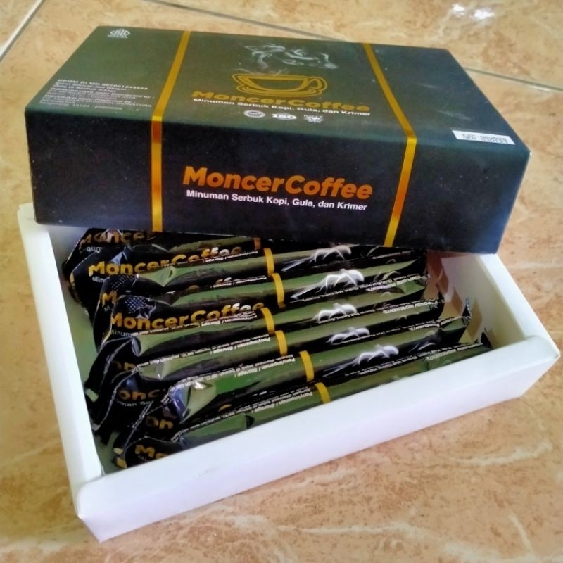 

8 Saset Coffee Original BPOM MUI | Monncerr Kopi Best Seller