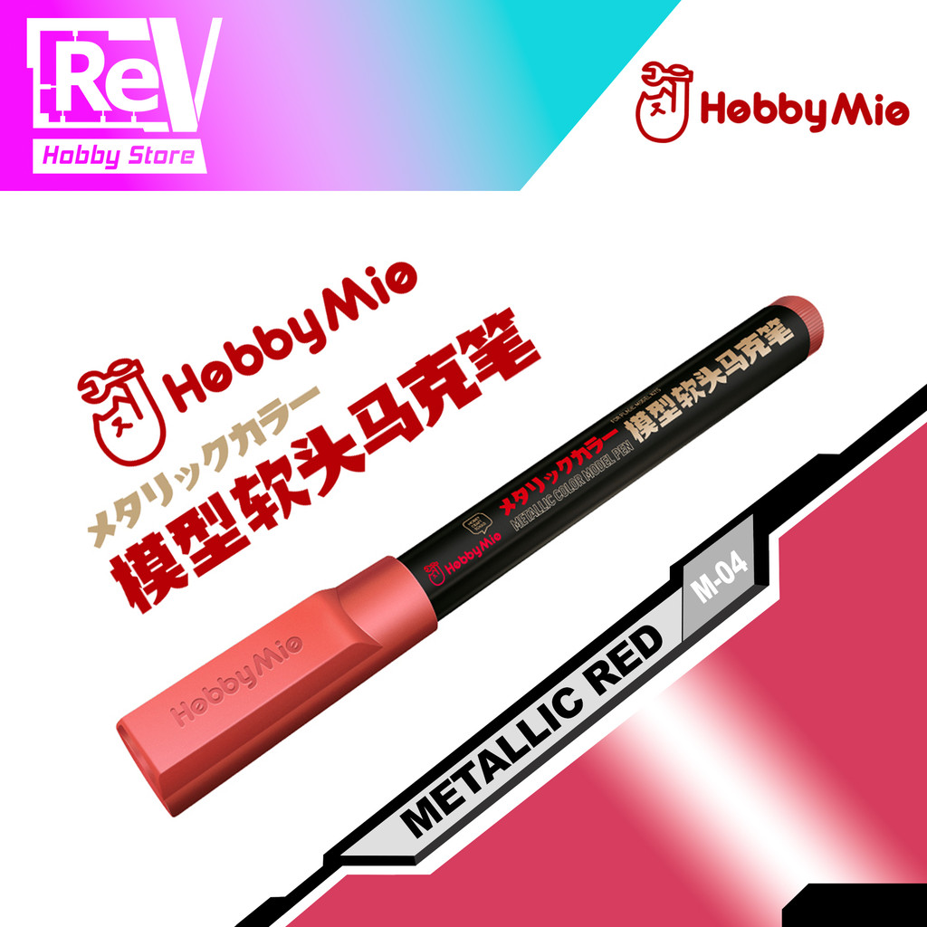 HOBBY MIO METALLIC MARKER METALLIC RED M04