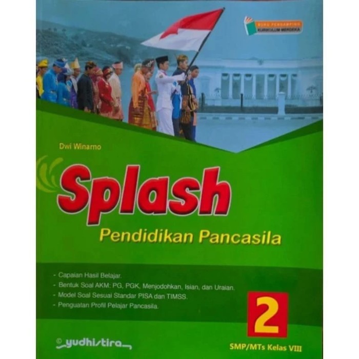 

Buku Pelajaran Kurikulum Merdeka Kelas 8 SMP/Mts Yudhistira - MATEMATIKA