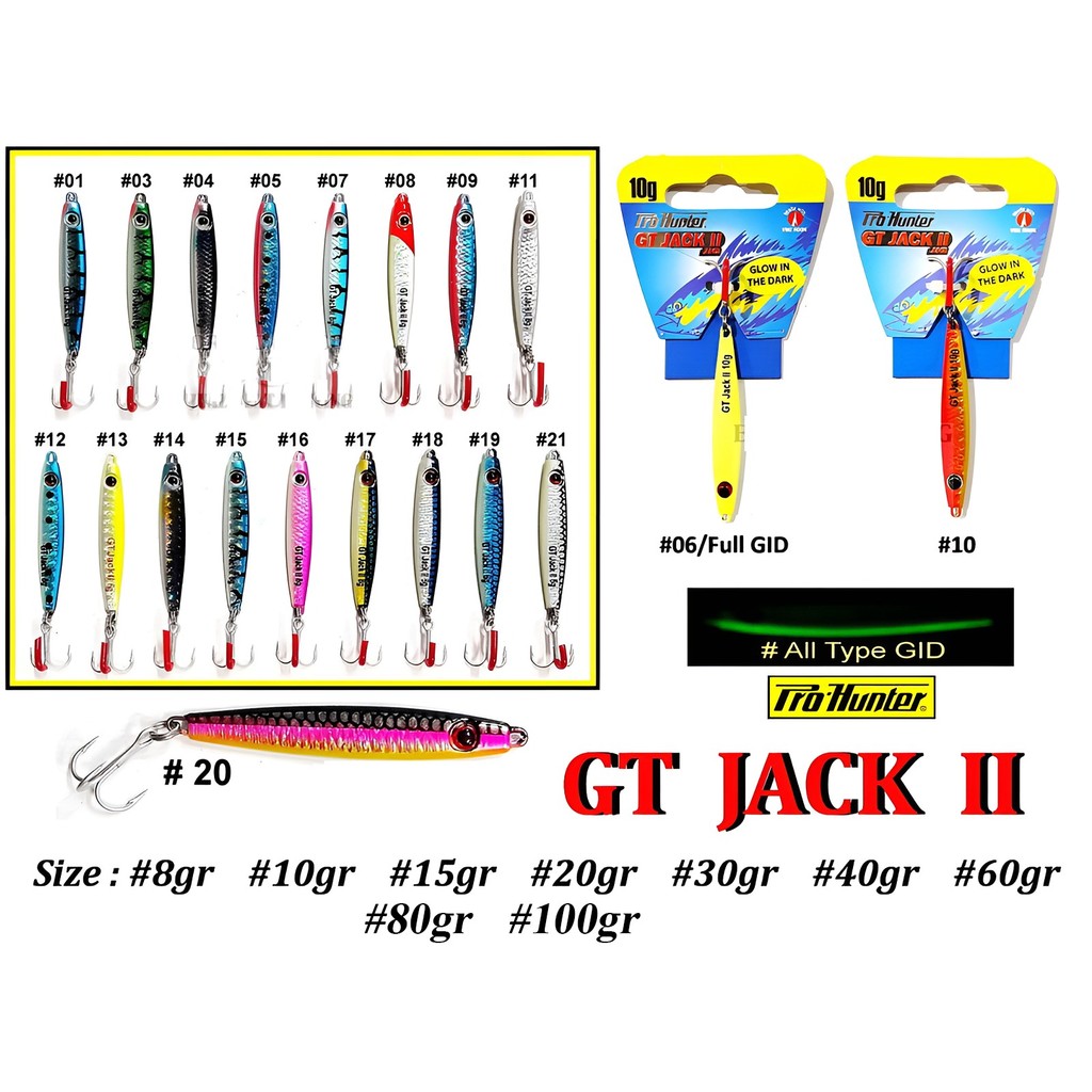 UMPAN METAL JIG PRO HUNTER GT JACK II JIG 30 GRAM