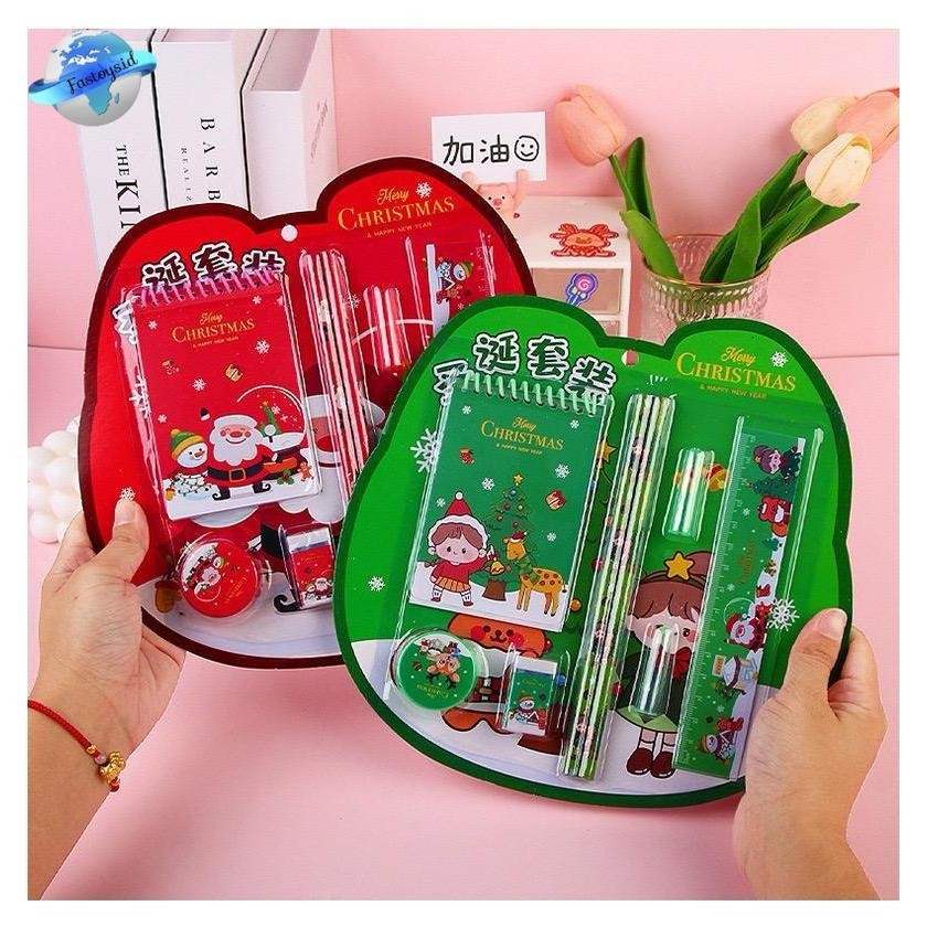 

FASTOYS.ID ALAT TULIS SET / ALAT TULIS NATAL SET / SET ALAT TULIS MERRY CHRISTMAS