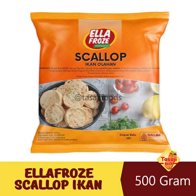 

Ellafroze Scallop 500 Gr Olahan Ikan Frozen