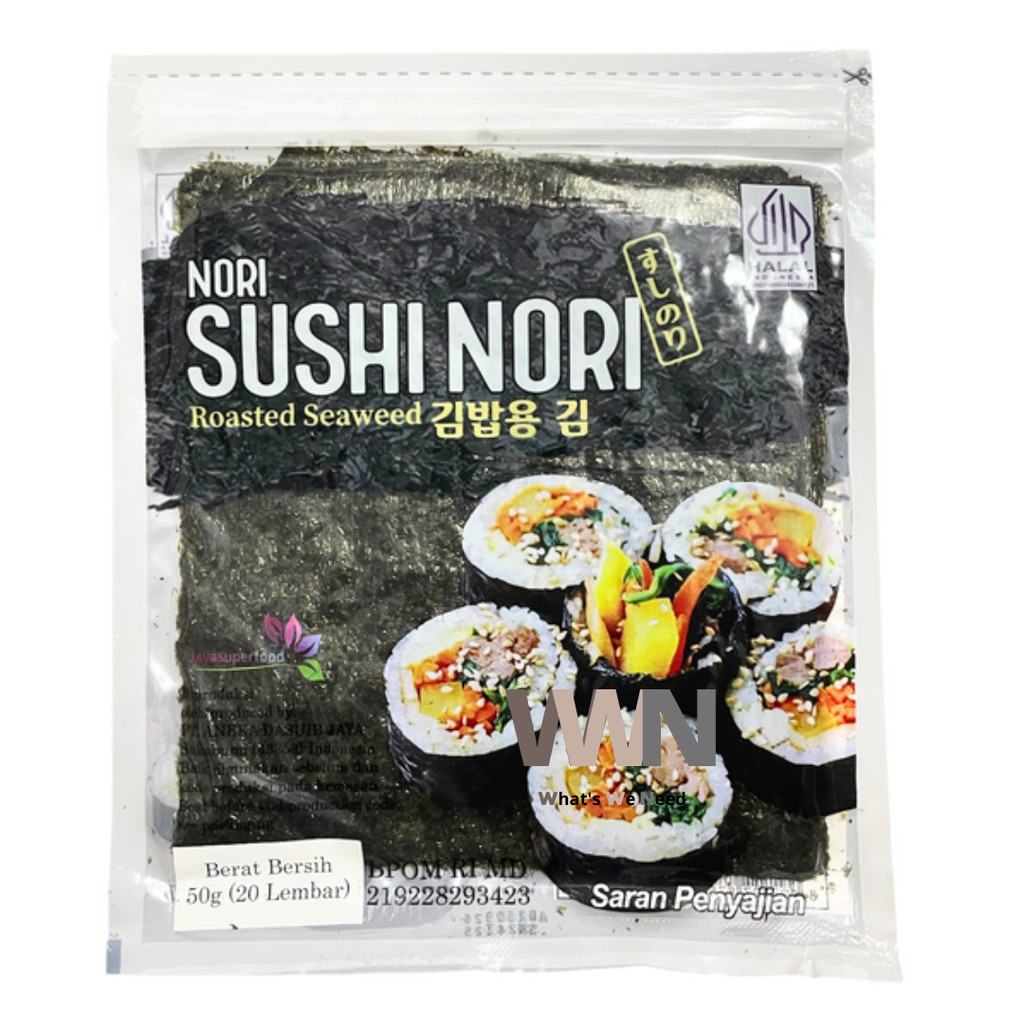 

Sushi Nori Gold Java 5/10/20 Lembar - Rumput Laut Seaweed Kimbap