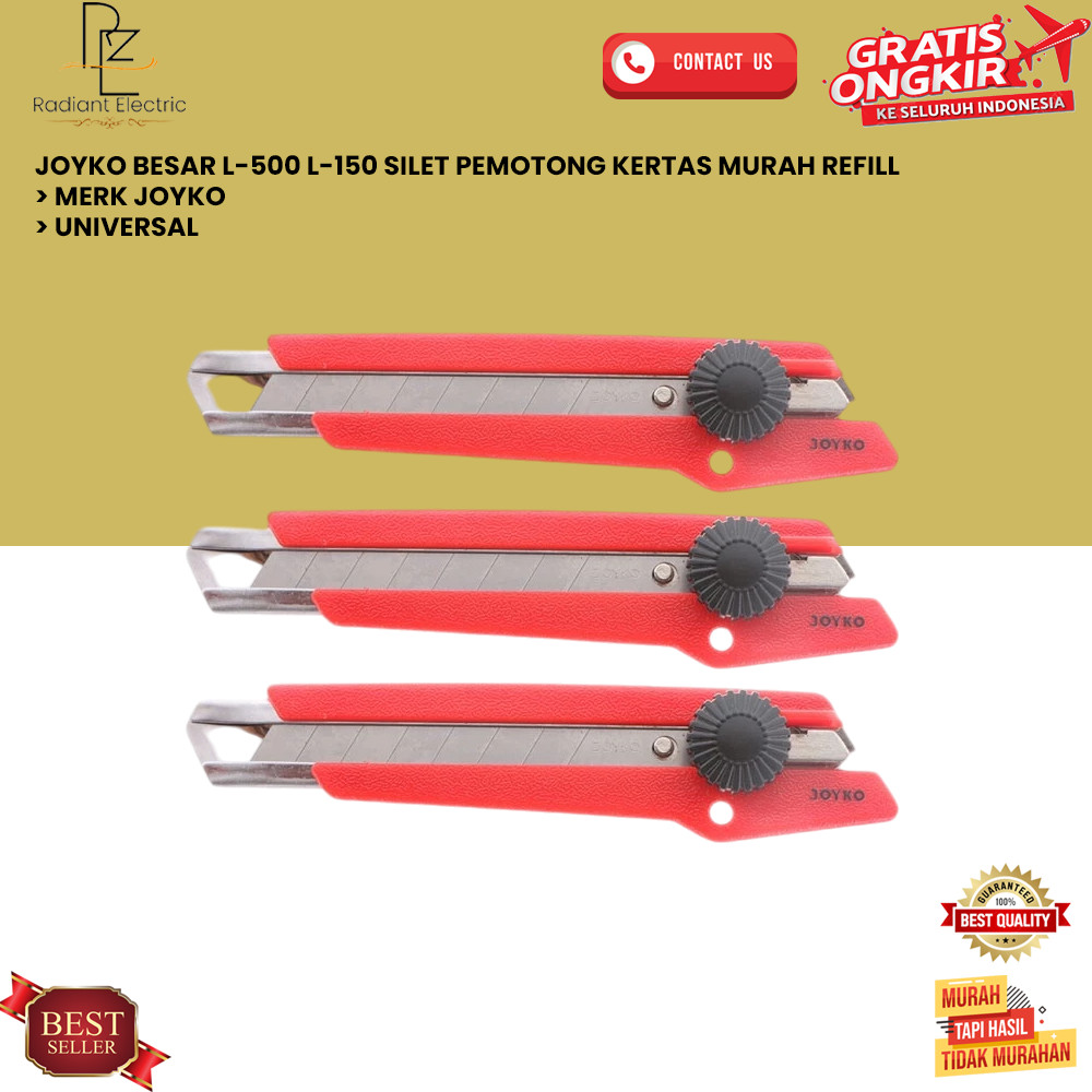 

JOYKO BESAR L-500 L-150 SILET PEMOTONG KERTAS MURAH REFILL [RE]