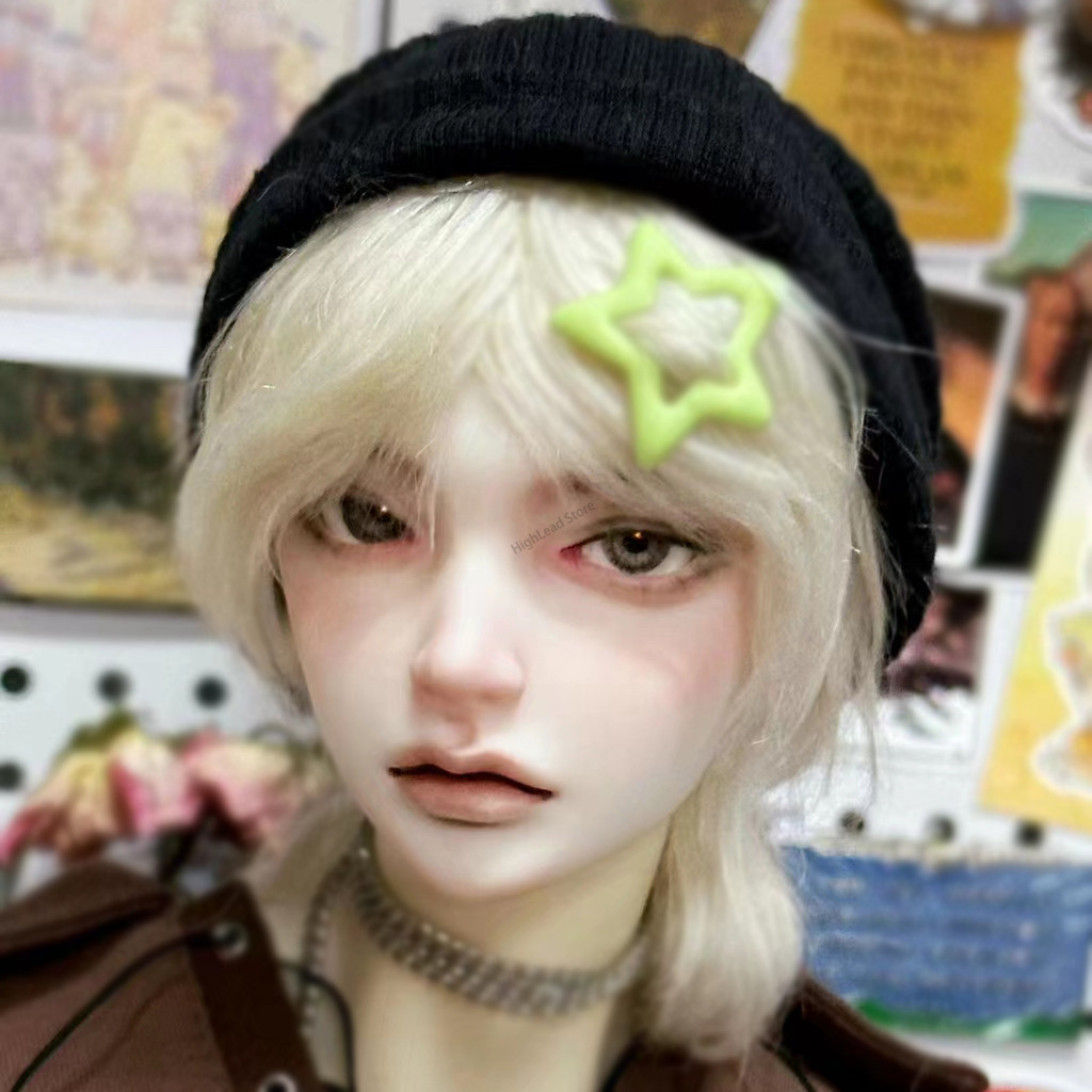 1/3 BJD Doll Head No Makeup Resin Boy Doll Head DIY Doll Accessories BJD Toys Without Makeup Gifts