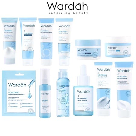 WARDAH Lightening Skincare Series Wardah Perawatan Wajah wardah Lightening