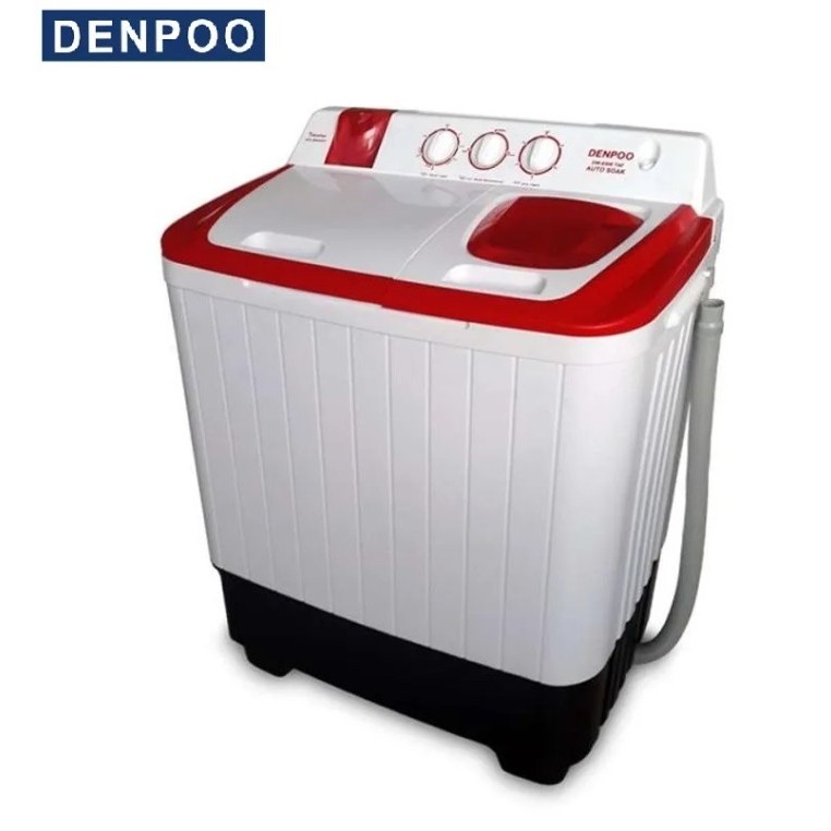 MESIN CUCI DENPOO DW 8308 8KG 2 TABUNG DW8308 8 KG TWIN TUBE