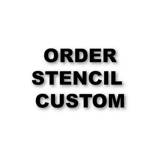 

Stencil Custom by request design dan ukuran