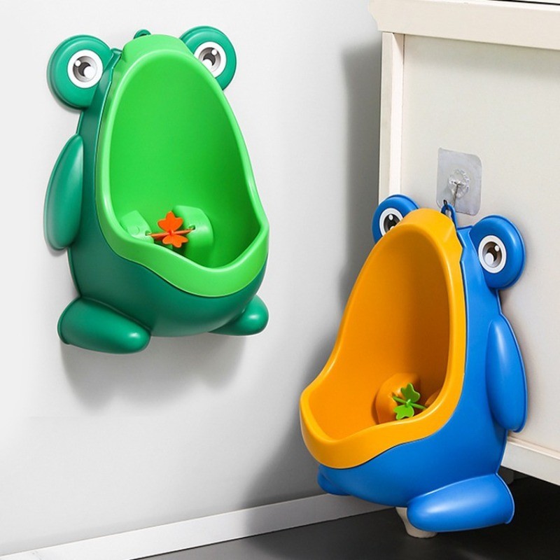 Baby Urinals Boy Urinal Boy Wall-hanging Frog Cartoon Child Urinals Pot Boy Standing Urinal Basin Tr