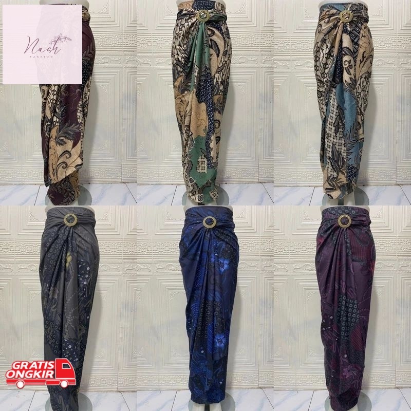 Rok Terkini / DLPNSTORE_99 - Rok Lilit Batik FREE RING BELT / Rok Lilit kebaya / Bawahan kebaya Flas