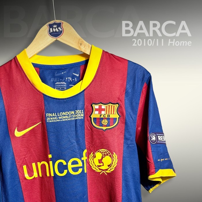 2010-11 BARCELONA HOME SHIRT ALVES #2