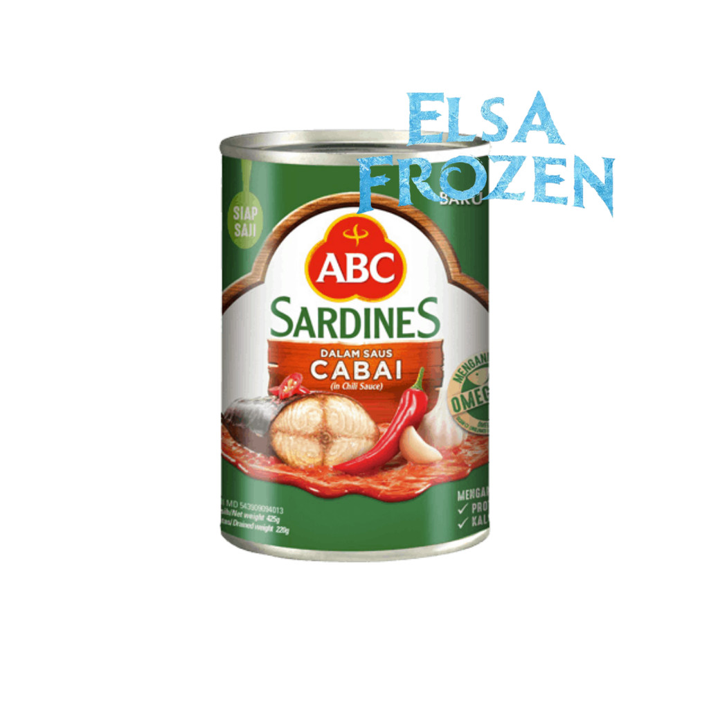 

ABC SARDEN SAUS CABAI 425GR IKAN SARDEN KALENG / MAKANAN KALENG