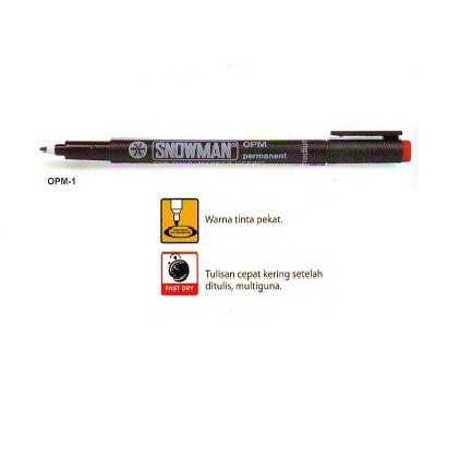

Snowman OHP Medium OPM-1