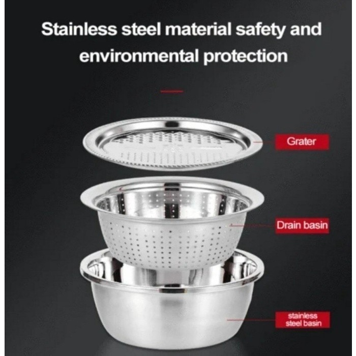 MULTIFUNCTIONAL HAPPIE CUTTER / POTONG & CUCI SAYURAN JADI PRAKTIS DD