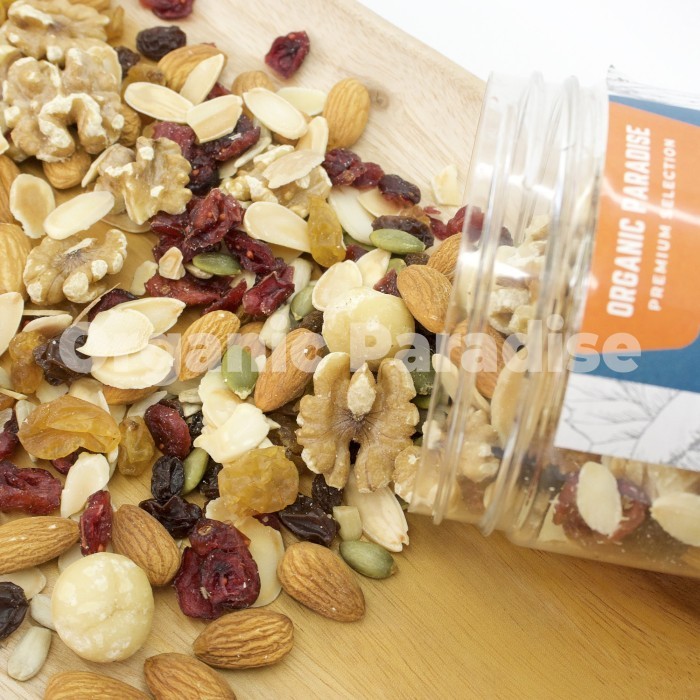 

[Best Seller] Trail Mix Nuts Roasted Healthy Bite 600 gram Premium Quality Fresh