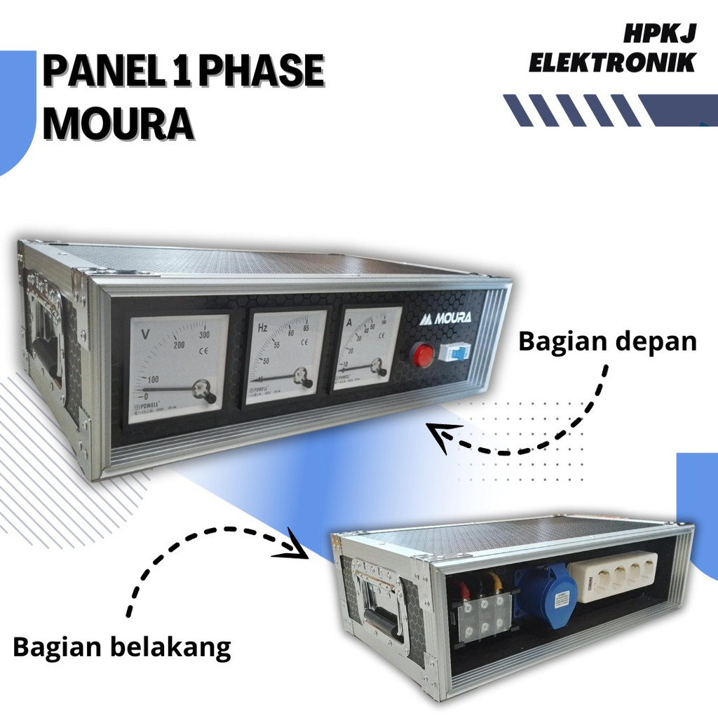 Panel Genset 1 phase Moura Panel Listrik 1 Phase Lengkap Moura