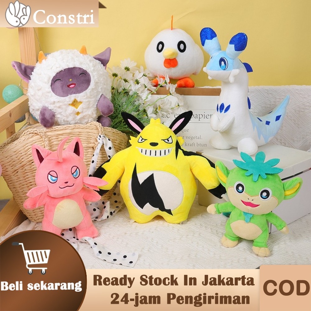 GV45TE Palworld Lamball plush Fantasy Beast Palu Beruang Listrik Mainan Mewah Boneka Periferal Hadia