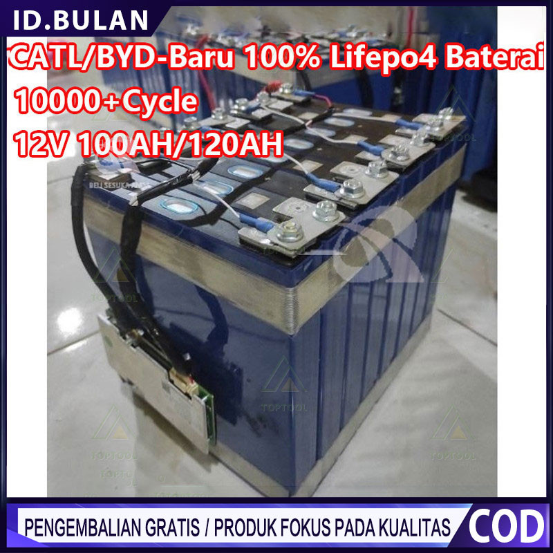 CATL/BYD Battery Lifepo4 24v /12v 120ah/100AH Battery Lifepo4 12v/24v 120ah 100ah plus BMS UPS