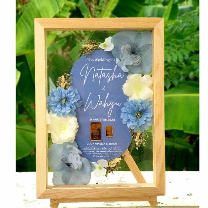 MAHAR UANG MURAH MAHAR PERNIKAHAN/BINGKAI KAYU/MAHAR UANG 3D/BINGKAI MAHAR AKRILIK/MAHAR TRANSPARAN