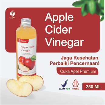 

CUKA APEL Ar-Raihan ORIGINAL ORGANIK 250ML / APPLE CIDER VINEGAR WITH MOTHER/ cuka apel terlaris