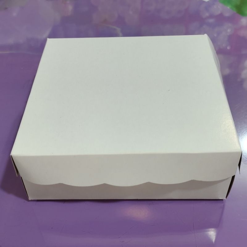 

Dos kue R8, motif putih polos 18x18, 1pack isi 100pcs BY JJS