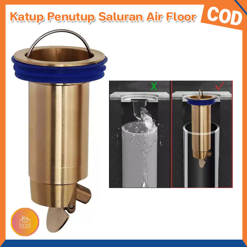 Katup Penutup Saluran Air Floor Drain Saringan Got Kamar Mandi Saringan Saluran Air Stainless Steel 