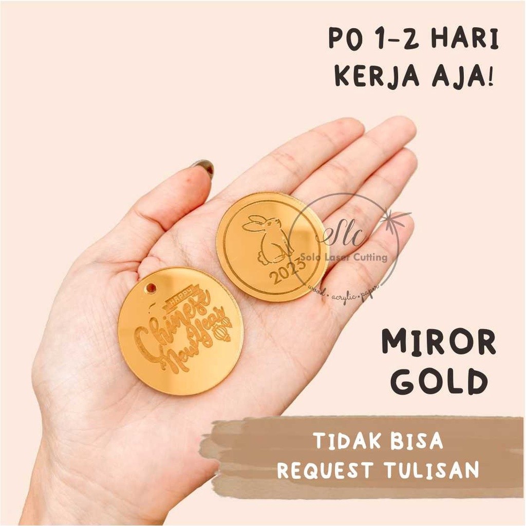 

2023 Rabbit Chinese New Year Acrylic Mini Rabbit Chinese New Year