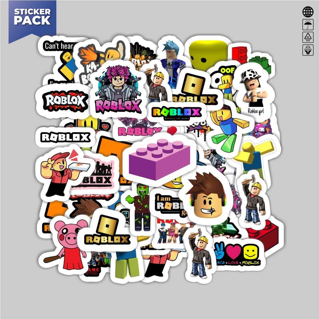 

[100PCS]Stiker Pack Stiker Roblox Aesthetic Vinyl Anti Air Dekorasi Sticker Laptop Buku Journal Koper Helm Casing HP Gitar Helm Skateboard
