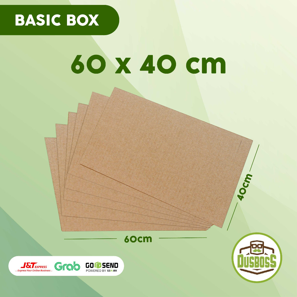 

KARDUS KARTON LEMBARAN 60 x 40 SINGLE WALL CORRUGATED SHEET POLOS BARU