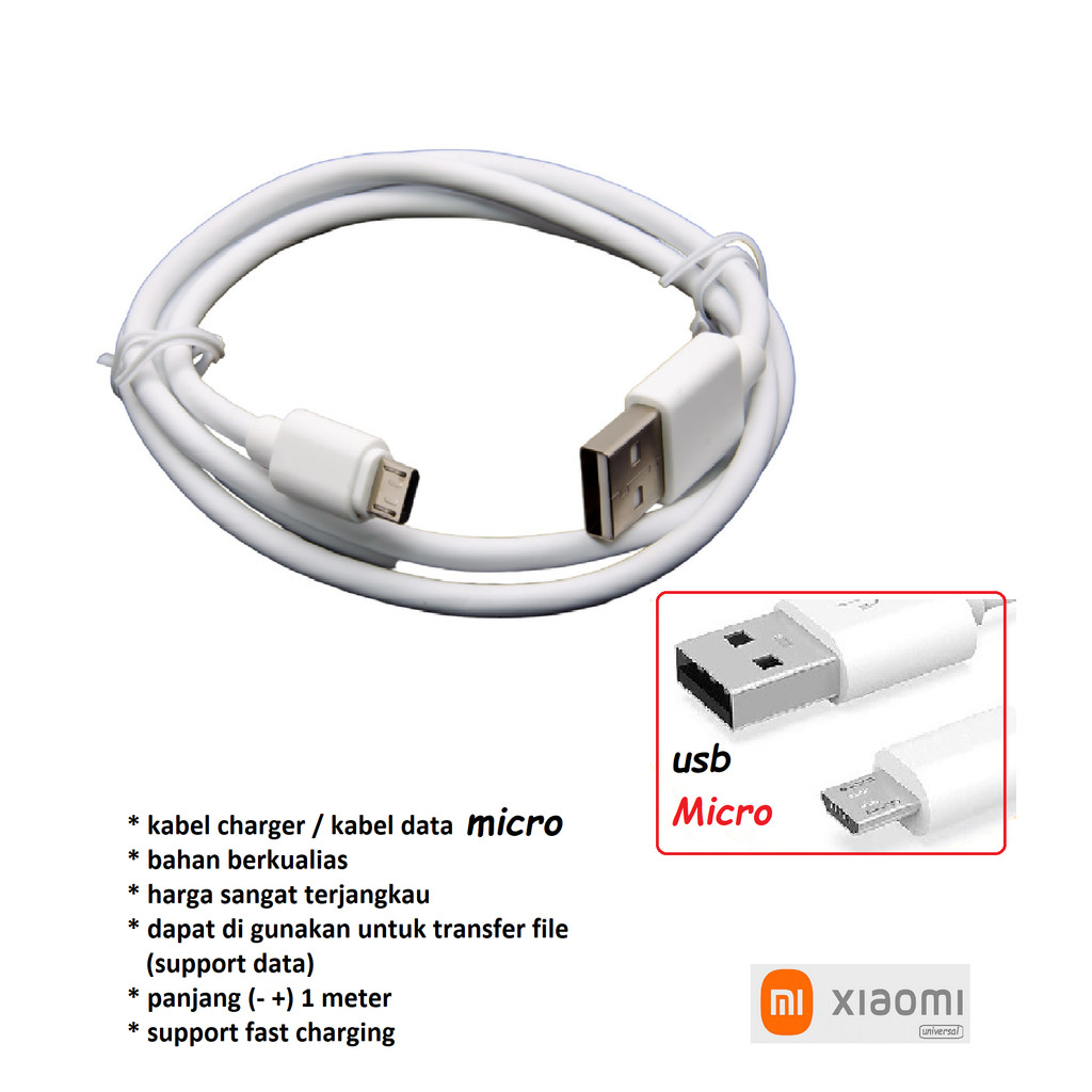 Usb micro kabel charger xiaomi redmi 9C - redmi 9C NFC