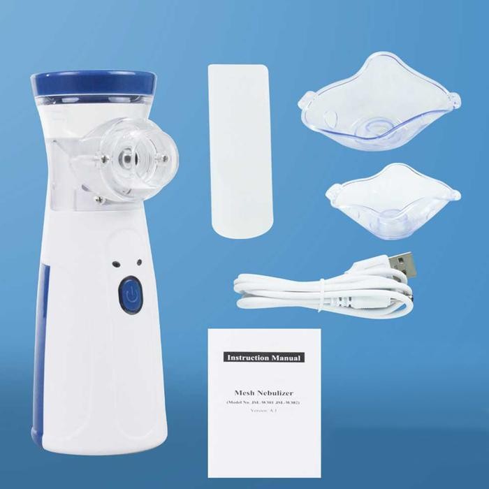 [BERGARANSI] Harga Promo TaffOmicron JSL-W302 Nebulizer Portable Mesh Alat Uap Obat Bantu Pernafasan