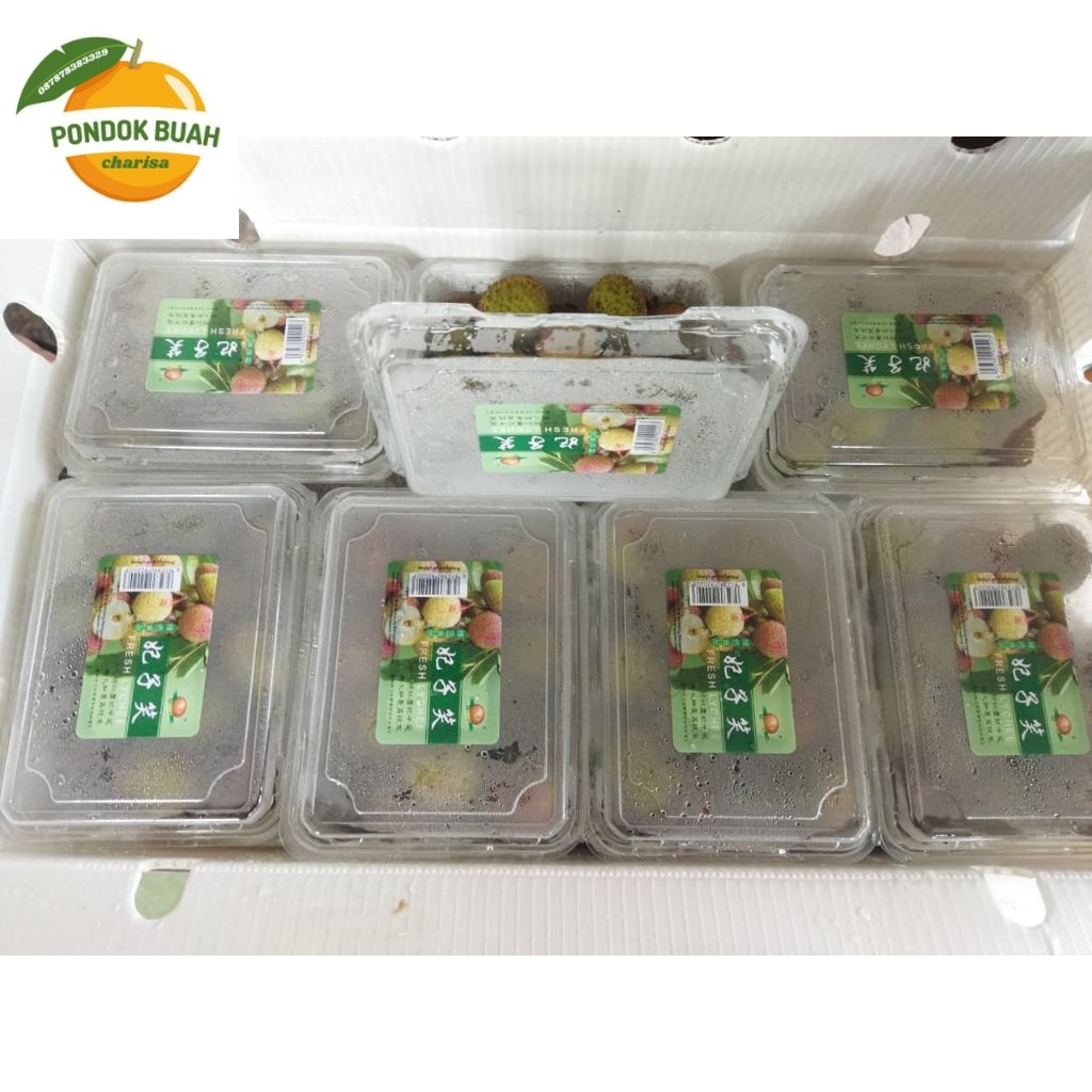 

buah leci lecy madu 750gram manis