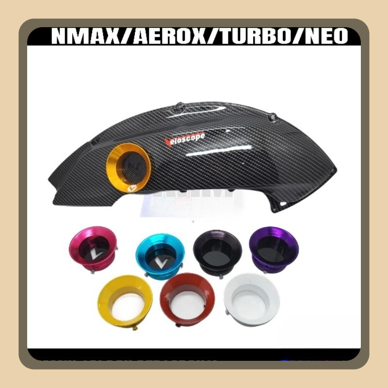VELOSCOPE CARBON VIRUS NEW NMAX 2020-2023 DAN NEW AEROX 2021-2023 CONNECTED AEROX ALPHA / NMAX NEO T