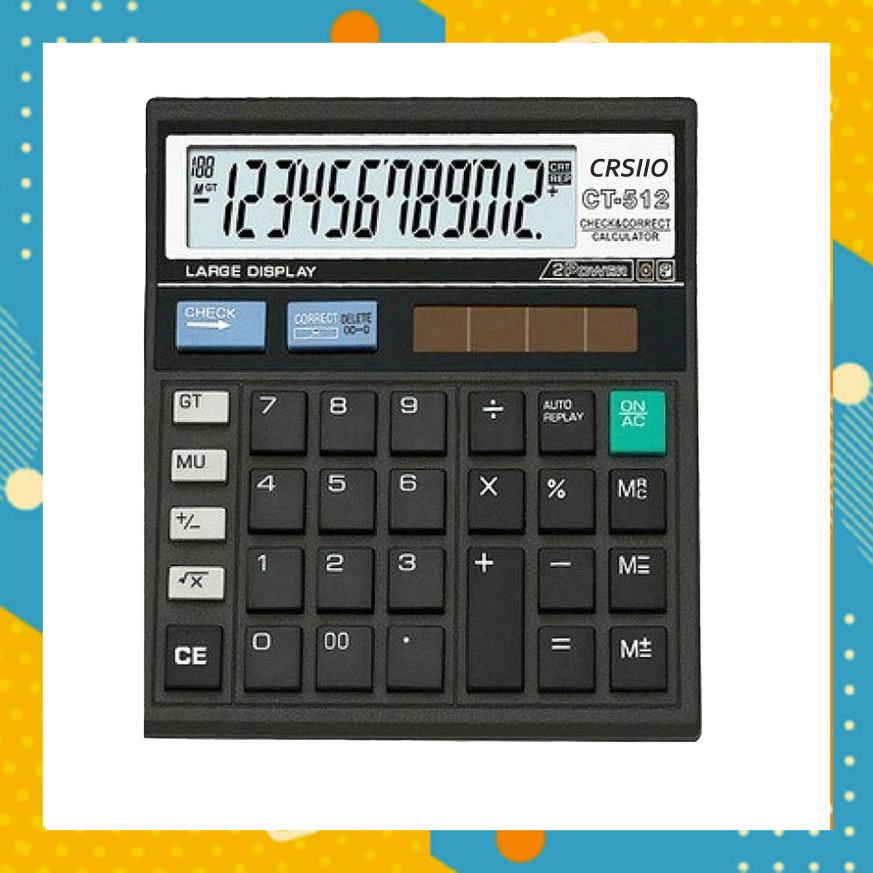 

Kalkulator Dagang 12 DIGIT Besar Alat Hitung Digital Toko Sekolah Kantor Gudang TG8433B4