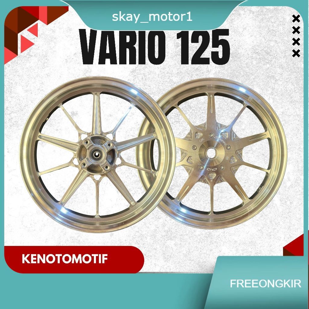Delkevic DND X Speed Velg Palang 10 KingSpeed Vario 125 /150