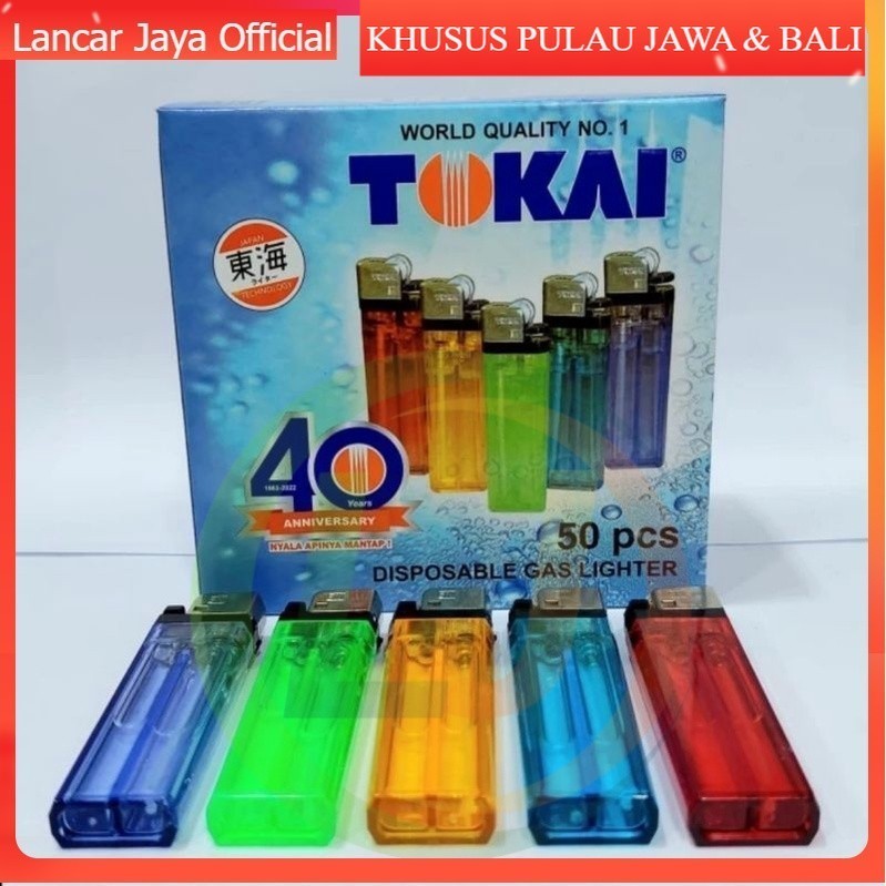 [RETAIL] KOREK API TOKAI ASLI 1PCS | KOREK GAS RODA