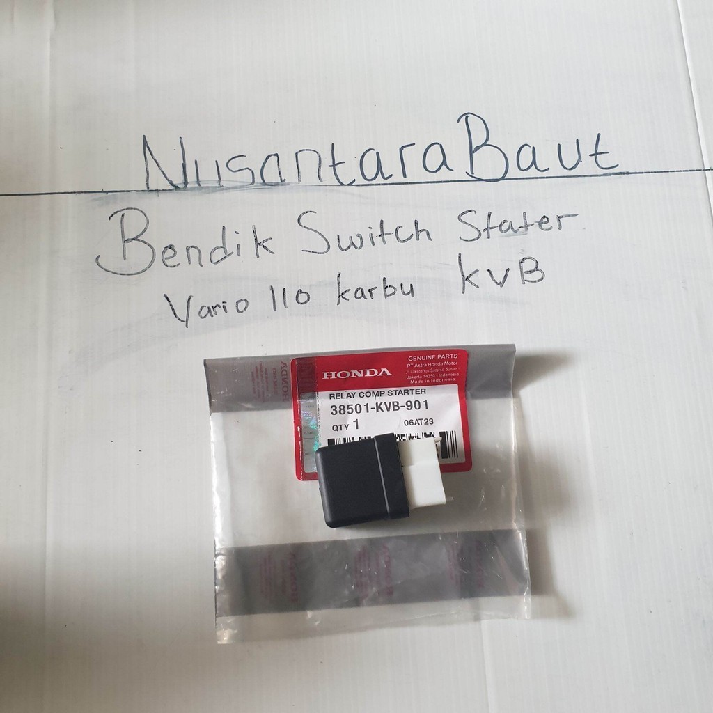 Bendik Switch Stater KVB Bendik starter Honda Vario 110 karbu beat scoopy spacy karbu