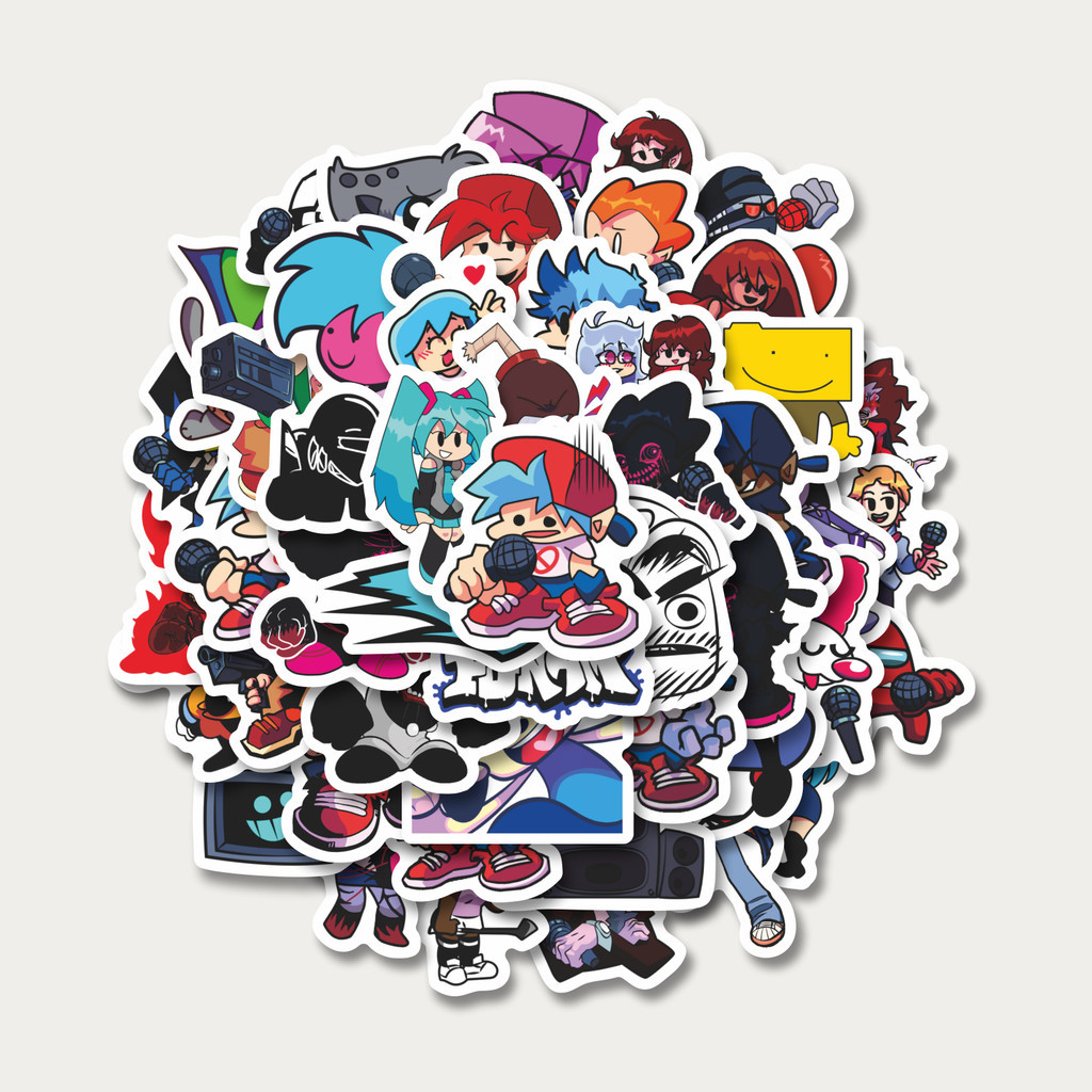 

Sticker Pack Stiker Kartun Friday Night Funkin' Stiker | Sticker TUMBLR | Stiker LAPTOP KOPER HELM