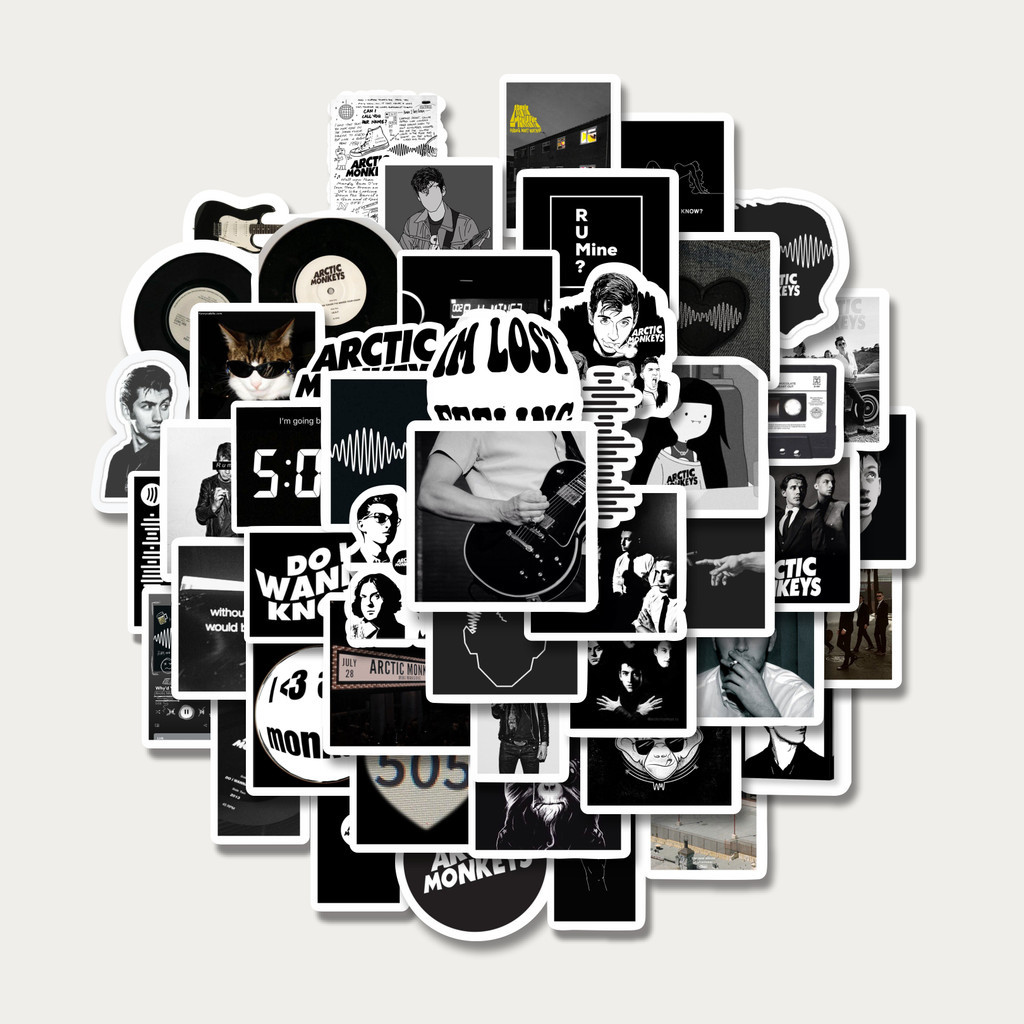 

Sticker Pack Stiker Poster Album Artic Monkey | Sticker TUMBLR | Stiker LAPTOP KOPER HELM