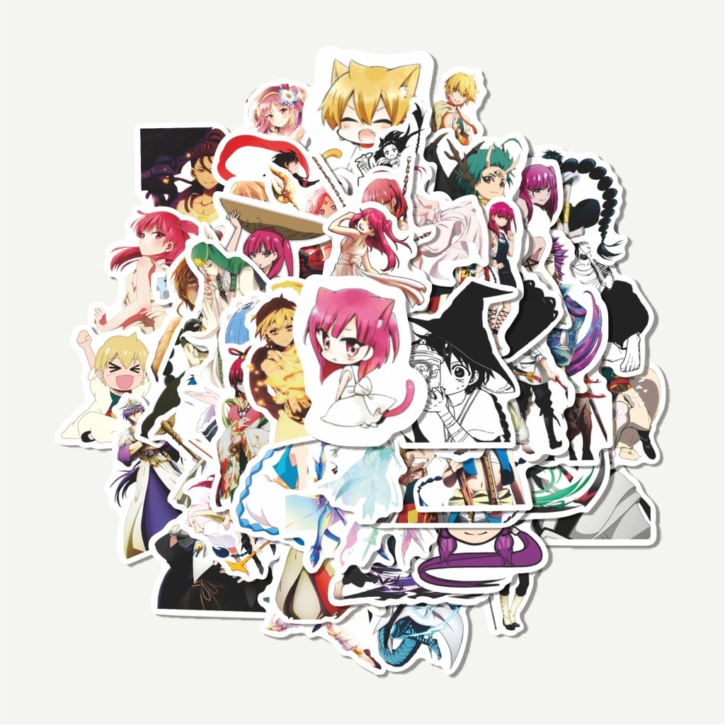 

Sticker Pack Sticker Anime Magi The Labyrinth (Magi: Meikyū no Majutsu) Sticker | Sticker TUMBLR | Stiker LAPTOP KOPER HELM