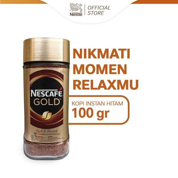 

NESCAFE Gold Kopi Instan Kopi Hitam 100g Jar - NEB4K60