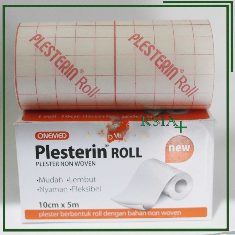 Plesterin Roll 10cm x 2m Plester Luka Plester Putih Onemed RSIA