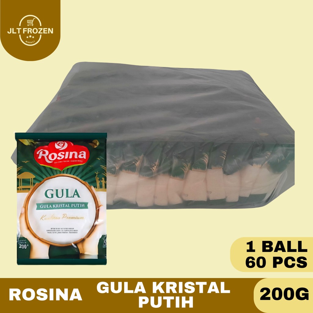 

Rosina Gula Pasir 200g -1BALL/60PCS / Gula Kristal Putih / Gula Putih / Gula Premium