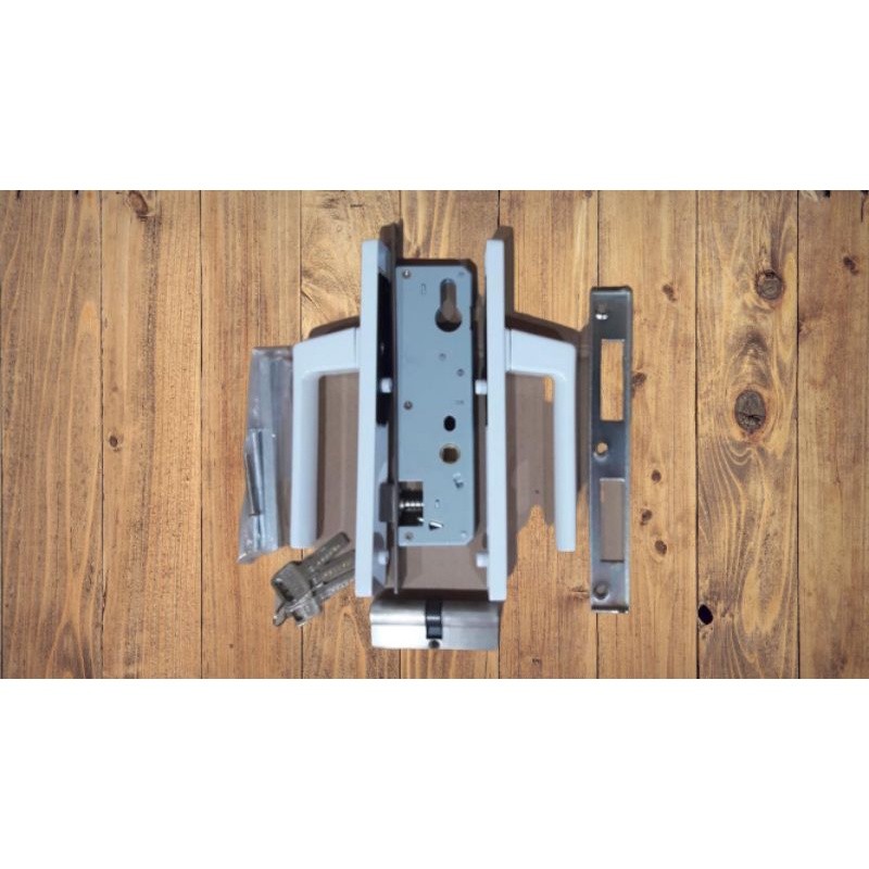 HANDLE PINTU UPVC SATU SET MEREK KINGDOM